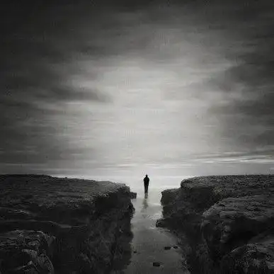 孤独男人意境背影伤感黑白图片_2494709高清壁纸,意境,背影,伤感,孤独