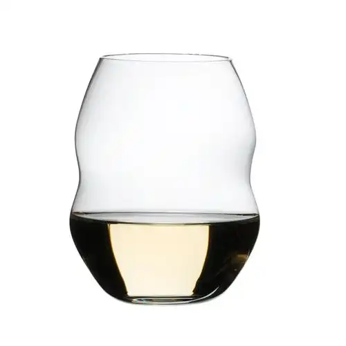 riedel/醴铎 swirl系列水晶杯2支0450/33 创意无铅水晶酒杯