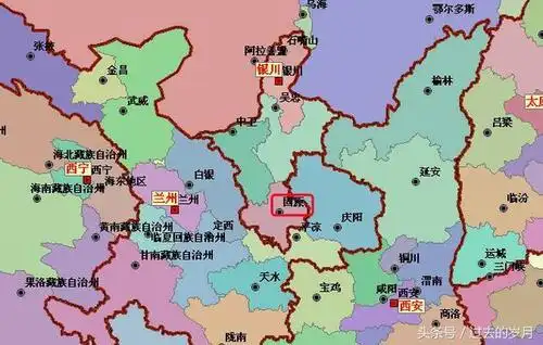 宁夏一座被甘肃三面包围的城市